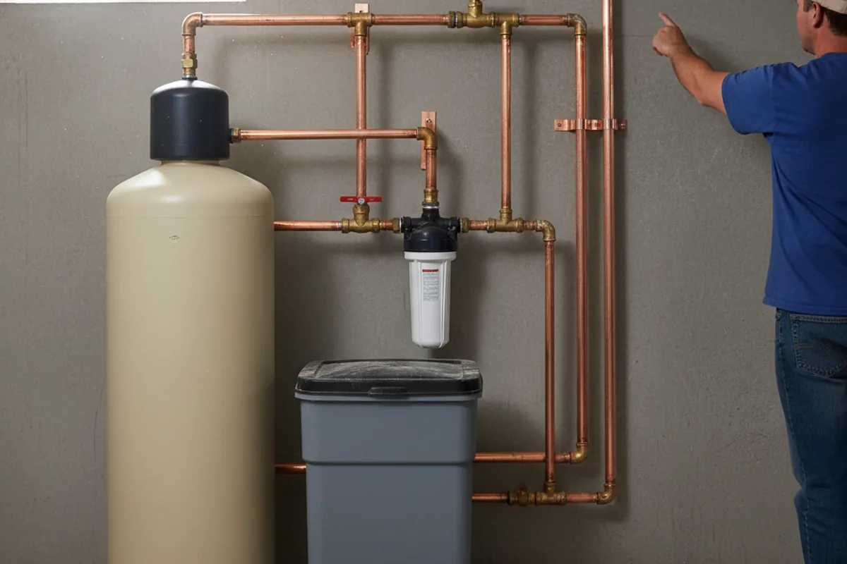 Whole-house water treatment system installed in Waelder
